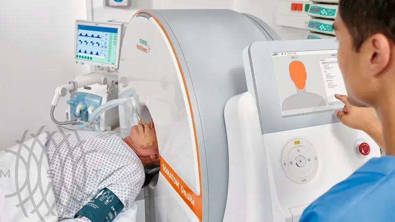 Siemens SOMATOM On.site Мобильный компьютерный томограф для исследований головы